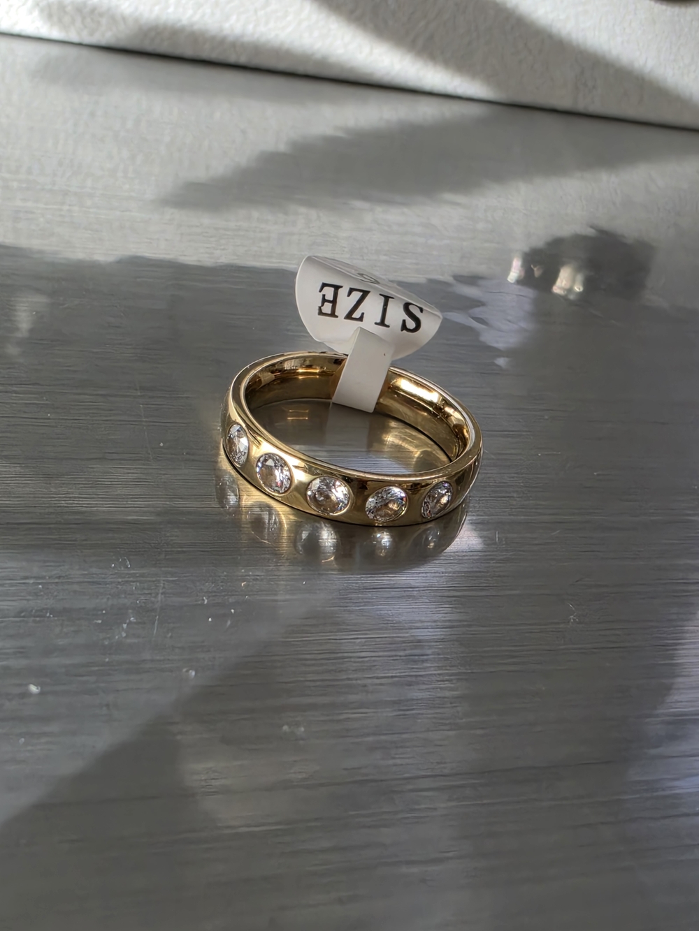 Gold Crystal-Accent Women's Ring - Unbranded
